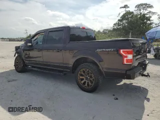 2018 Ford F-150 XL with VIN 1FTEW1CG6JKC16041, listed as a Copart auction lot 54222015 with 61,568 mi miles and Salvage title. Bid and sale history available at DreamBid. Image 2.
