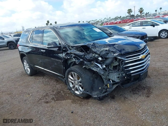 2018 Chevrolet Traverse High Country with VIN 1GNEVKKW2JJ160467, listed as a IAAI auction lot 41913225 with 50,180 mi miles. Bid and sale history available at carsss.com. Image 1.