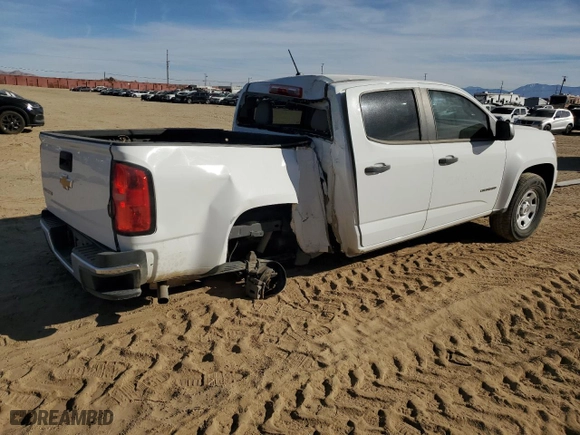 2020 Chevrolet Colorado 2WD Work Truck with VIN 1GCGSBEA1L1112942, listed as a Copart auction lot 41421395 with 105,851 mi miles and Salvage Title. Bid and sale history available at carsss.com. Image 3.