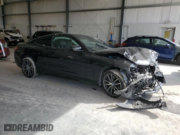 2022 BMW 4 Series 430i xDrive with VIN WBA73AP06NCH67486, listed as a Copart auction lot 51782045 with Not Provided miles and Salvage Title. Bid and sale history available at DreamBid. Image 4.