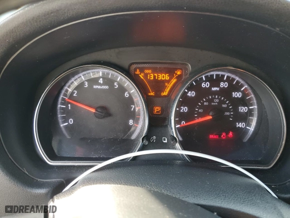 2014 Nissan Versa S with VIN 3N1CN7AP5EK444898, listed as a Copart auction lot 47608645 with 137,306 mi miles and Salvage Title. Bid and sale history available at carsss.com. Image 9.