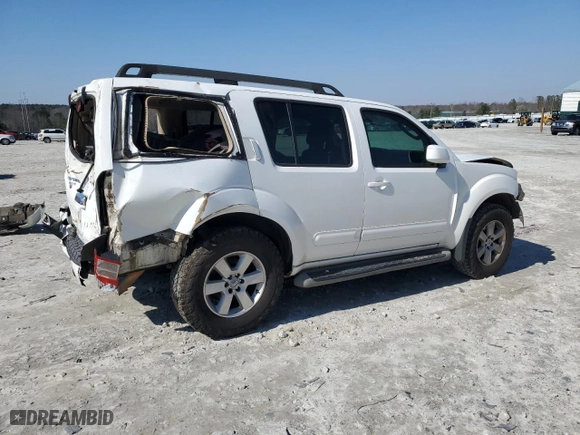 2010 Nissan Pathfinder SE with VIN 5N1AR1NN0AC628057, listed as a Copart auction lot 48715265 with 319,225 mi miles and Salvage Title. Bid and sale history available at carsss.com. Image 3.