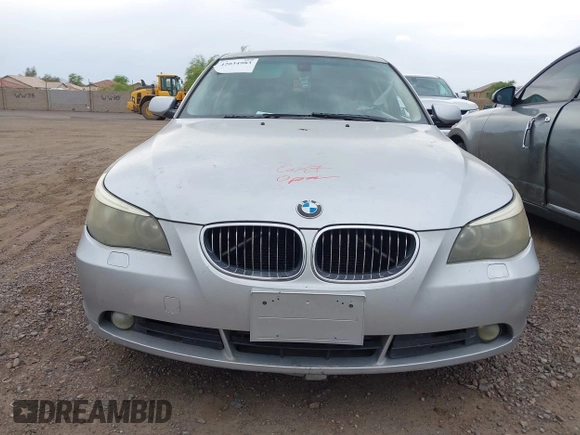 2006 BMW 5 Series 525i with VIN WBANE53586CK86180, listed as a IAAI auction lot 42034983 with 204,681 mi miles and . Bid and sale history available at DreamBid. Image 6.
