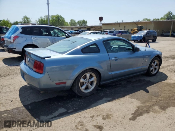 2007 Ford Mustang Deluxe with VIN 1ZVHT80N275327594, listed as a Copart auction lot 58373975 with 123,031 mi miles and Salvage title. Bid and sale history available at DreamBid. Image 3.