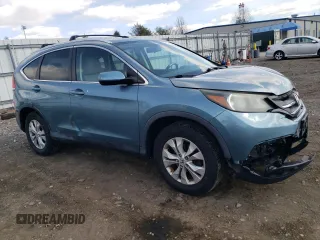 2013 Honda CR-V EX-L with VIN 2HKRM3H70DH523834, listed as a Copart auction lot 47344645 with 163,845 mi miles and Salvage Title. Bid and sale history available at DreamBid. Image 4.