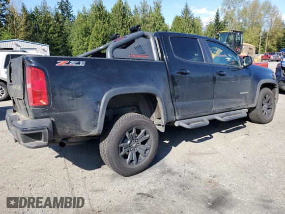 2016 Chevrolet Colorado 4WD Z71 with VIN 1GCGTDE39G1254486, listed as a Copart auction lot 53165475 with 121,852 mi miles and Salvage Title. Bid and sale history available at carsss.com. Image 3.
