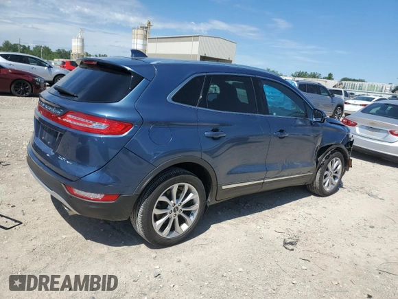 2018 Lincoln MKC Select with VIN 5LMCJ2D9XJUL29144, listed as a Copart auction lot 58049705 with 35,695 mi miles and Salvage title. Bid and sale history available at DreamBid. Image 3.