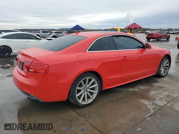 2016 Audi A5 Premium with VIN WAUD2AFR3GA020316, listed as a Copart auction lot 84083214 with 64,038 mi miles and Salvage title. Bid and sale history available at DreamBid. Image 3.