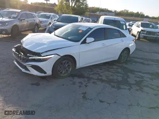2024 Hyundai Elantra SEL with VIN KMHLM4DGXRU716972, listed as a IAAI auction lot 40711348 with 26,579 mi miles. Bid and sale history available at carsss.com. Image 17.