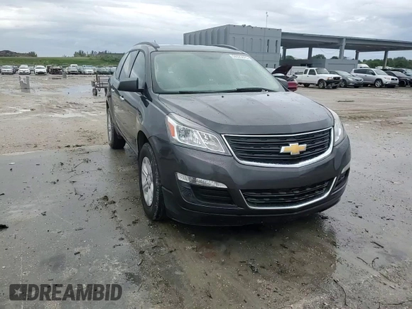 2017 Chevrolet Traverse LS z VIN 1GNKRFED8HJ156393, wystawiony jako Copart lot #56625875 z przebiegiem 92 125 mil mil oraz Szkoda całkowita • Salvage title. Historia ofert i sprzedaży dostępna na DreamBid. Obrazek 14.