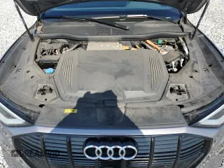 2022 Audi e-tron Premium Plus with VIN WA1LAAGE8NB002750, listed as a Copart auction lot 57163615 with 50,009 mi miles and Salvage title. Bid and sale history available at DreamBid. Image 12.