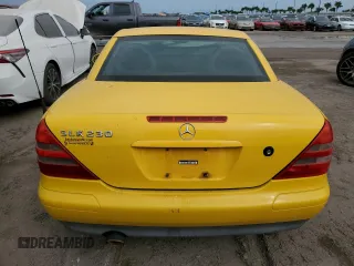 1999 Mercedes-Benz SLK-Class with VIN WDBKK47F3XF085992, listed as a Copart auction lot 76931354 with 0 mi miles and Salvage Title. Bid and sale history available at carsss.com. Image 6.
