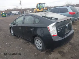 2011 Toyota Prius I with VIN JTDKN3DU6B5343653, listed as a IAAI auction lot 41849401 with 190,617 mi miles. Bid and sale history available at carsss.com. Image 3.