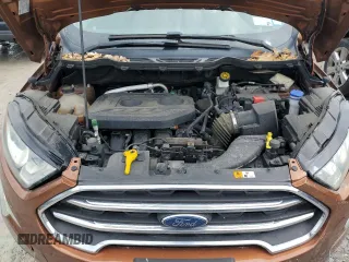 2018 Ford EcoSport Titanium z VIN MAJ6P1WL8JC202412, wystawiony jako Copart lot #55558265 z przebiegiem 122 137 mil mil oraz Szkoda całkowita • Salvage title. Historia ofert i sprzedaży dostępna na DreamBid. Obrazek 12.