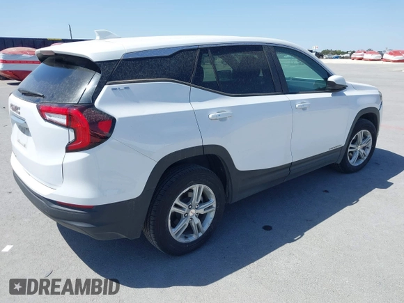 2023 GMC Terrain SLE with VIN 3GKALMEG0PL211094, listed as a IAAI auction lot 41607695 with 97,073 mi miles. Bid and sale history available at carsss.com. Image 4.