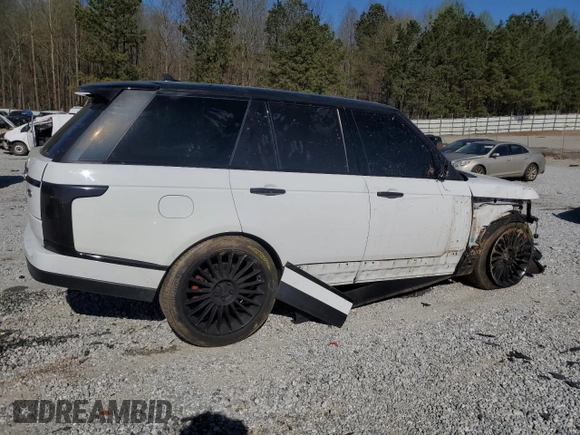 2016 Land Rover Range Rover HSE z VIN SALGS2KF7GA244473, wystawiony jako Copart lot #50441615 z przebiegiem 98 696 mil mil oraz Szkoda całkowita • Salvage title. Historia ofert i sprzedaży dostępna na DreamBid. Obrazek 3.