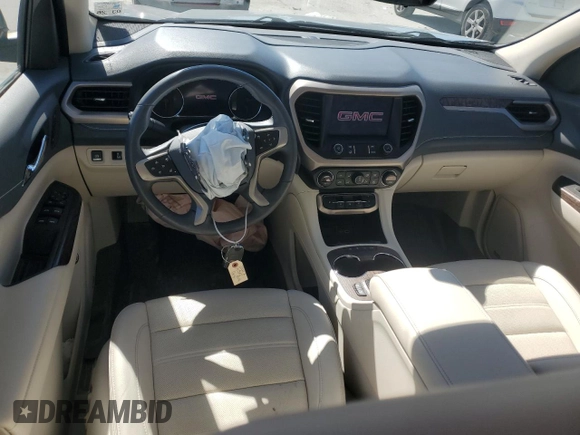 2021 GMC Acadia Denali with VIN 1GKKNPLS4MZ107333, listed as a Copart auction lot 46881225 with 7,957 mi miles and Salvage Title. Bid and sale history available at carsss.com. Image 8.