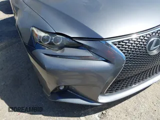 2014 Lexus IS 350 with VIN JTHCE1D25E5002108, listed as a IAAI auction lot 41835021 with 159,621 mi miles. Bid and sale history available at carsss.com. Image 6.