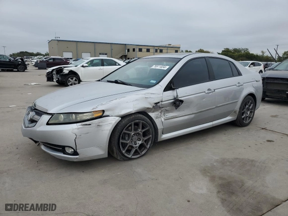 2007 Acura TL Type-S Summer Tires with VIN 19UUA766X7A036691, listed as a Copart auction lot 78511034 with 172001 miles and Salvage Title. Bid and sale history available at carsss.com. Image 1.
