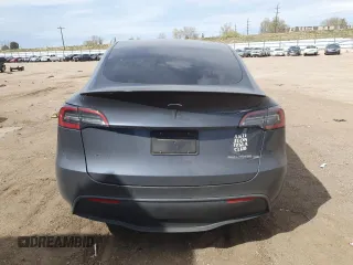 2022 Tesla Model Y Performance with VIN 7SAYGDEF7NF456866, listed as a Copart auction lot 52552685 with Not provided miles and Salvage title. Bid and sale history available at DreamBid. Image 6.