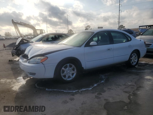 2006 Ford Taurus SEL with VIN 1FAFP56U96A164658, listed as a Copart auction lot 43948635 with Not provided miles and Salvage title. Bid and sale history available at DreamBid. Image 1.