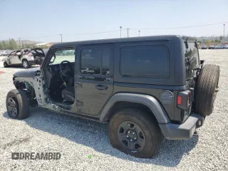 2023 Jeep Wrangler Willys with VIN 1C4HJXDN0PW631045, listed as a Copart auction lot 60109565 with 31,095 mi miles and Salvage title. Bid and sale history available at DreamBid. Image 2.