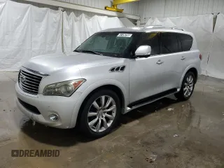 2011 Infiniti QX56 8-passenger with VIN JN8AZ2NC9B9302902, listed as a Copart auction lot 51126765 with 208,505 mi miles and Clean Title. Bid and sale history available at carsss.com. Image 1.