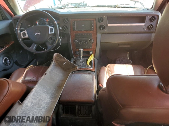 2008 Jeep Commander Limited с VIN 1J8HG58N68C210620, выставлен на аукционе Copart как лот 55267725 с пробегом 217 005 миль миль и Списание • Salvage title. История ставок и продаж доступна на DreamBid. Изображение 8.