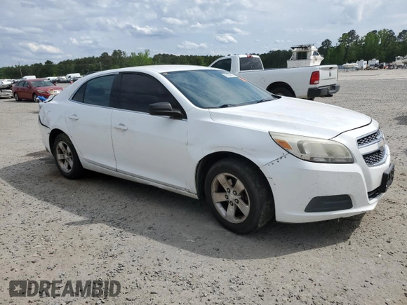 2013 Chevrolet Malibu LS with VIN 1G11B5SA4DF217256, listed as a Copart auction lot 52184475 with 290,188 mi miles and Salvage Title. Bid and sale history available at DreamBid. Image 4.