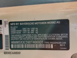 2013 MINI Coupe S z VIN WMWSX3C59DT466931, wystawiony jako Copart lot #75463804 z przebiegiem Nie podano mil oraz Szkody całkowita. Historia ofert i sprzedaży dostępna na DreamBid. Obrazek 13.