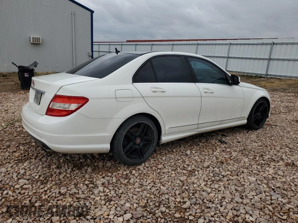 2009 Mercedes-Benz C-Class 3.0L Sport with VIN WDDGF54X69R059912, listed as a Copart auction lot 54707885 with 143,160 mi miles and Clean Title. Bid and sale history available at carsss.com. Image 3.