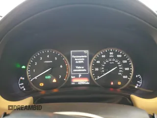 2020 Lexus NX with VIN JTJDJRDZ9L2140906, listed as a Copart auction lot 44963515 with 43,904 mi miles and Salvage Title. Bid and sale history available at carsss.com. Image 9.