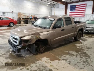2010 Dodge Dakota SXT with VIN 1D7CW3GP2AS104212, listed as a Copart auction lot 44062435 with 203,233 mi miles and Clean Title. Bid and sale history available at carsss.com. Image 1.