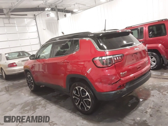 2024 Jeep Compass Limited with VIN 3C4NJDCN7RT584849, listed as a IAAI auction lot 41545117 with 12,411 mi miles and . Bid and sale history available at DreamBid. Image 14.