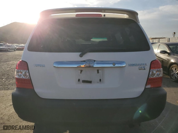 2006 Toyota Highlander Hybrid with VIN JTEDW21A760015506, listed as a Copart auction lot 85348294 with 0 mi miles and Non Repairable. Bid and sale history available at carsss.com. Image 6.