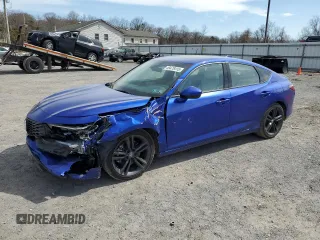2023 Acura Integra w/A-Spec Package with VIN 19UDE4H37PA018431, listed as a Copart auction lot 49478415 with 15,168 mi miles and Salvage Title. Bid and sale history available at DreamBid. Image 1.