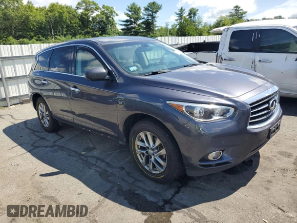 2014 Infiniti QX60 with VIN 5N1AL0MM9EC503343, listed as a Copart auction lot 64135015 with 130,998 mi miles and Clean title. Bid and sale history available at DreamBid. Image 4.