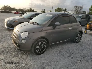 2012 FIAT 500 Pop with VIN 3C3CFFAR5CT384154, listed as a Copart auction lot 58067575 with 98,306 mi miles and Salvage title. Bid and sale history available at DreamBid. Image 1.