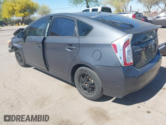 2013 Toyota Prius One with VIN JTDKN3DU3D1728422, listed as a IAAI auction lot 42121555 with 154,830 mi miles and . Bid and sale history available at DreamBid. Image 3.