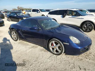 2006 Porsche Cayman S с VIN WP0AB298X6U784188, выставлен на аукционе Copart как лот 77872504 с пробегом Не указан миль и Списание • Salvage title. История ставок и продаж доступна на DreamBid. Изображение 4.