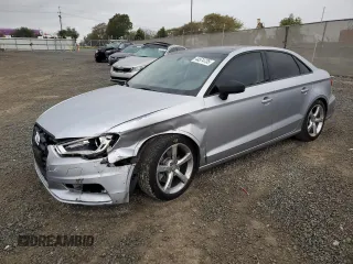 2015 Audi S3 2.0T Premium Plus with VIN WAUBFGFF4F1121979, listed as a Copart auction lot 44574735 with 58,528 mi miles and Salvage Title. Bid and sale history available at carsss.com. Image 1.
