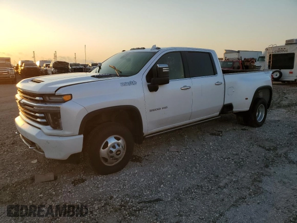 2022 Chevrolet Silverado 3500HD High Country with VIN 1GC4YVEY7NF347559, listed as a Copart auction lot 75354714 with 166,353 mi miles and Clean Title. Bid and sale history available at carsss.com. Image 2.