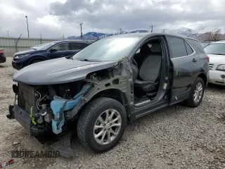 2021 Chevrolet Equinox LT with VIN 2GNAXUEV0M6147452, listed as a Copart auction lot 48420745 with 117,638 mi miles and Salvage Title. Bid and sale history available at DreamBid. Image 1.