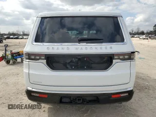 2023 Jeep Grand Wagoneer with VIN 1C4SJVEJ0PS545778, listed as a Copart auction lot 43925725 with 27,771 mi miles and Salvage title. Bid and sale history available at DreamBid. Image 6.