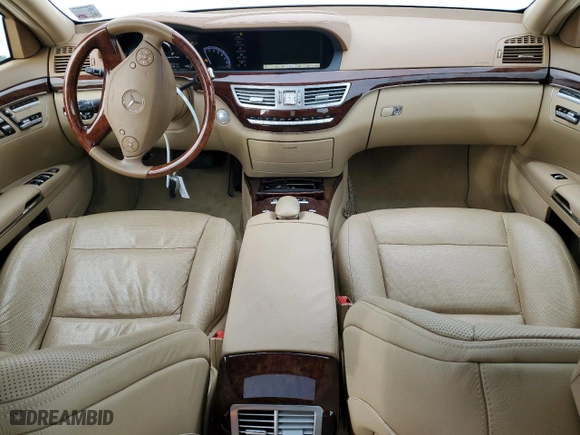 2010 Mercedes-Benz S-Class S 550 with VIN WDDNG7BBXAA297031, listed as a Copart auction lot 87528915 with 0 mi miles and Salvage Title. Bid and sale history available at carsss.com. Image 8.