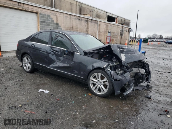 2013 Mercedes-Benz C-Class C 250 Sport with VIN WDDGF4HB8DA796402, listed as a Copart auction lot 44204675 with 107,876 mi miles and Salvage Title. Bid and sale history available at carsss.com. Image 4.