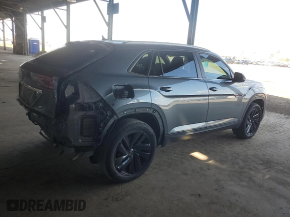 2022 Volkswagen Atlas SE with VIN 1V2HE2CA0NC228640, listed as a Copart auction lot 53285105 with 56,017 mi miles and Salvage title. Bid and sale history available at DreamBid. Image 3.