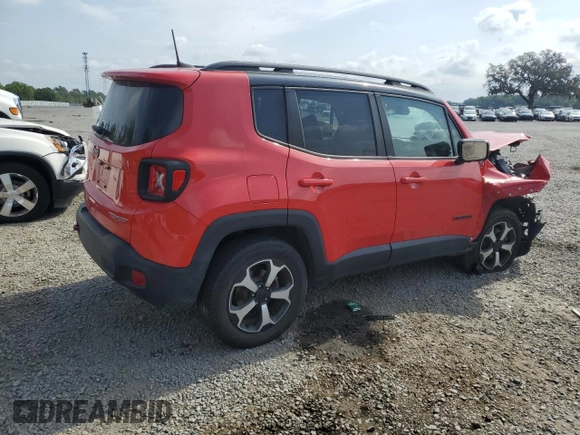 2020 Jeep Renegade Trailhawk with VIN ZACNJBC19LPL45977, listed as a Copart auction lot 50263085 with 104,709 mi miles and Non repairable. Bid and sale history available at DreamBid. Image 3.