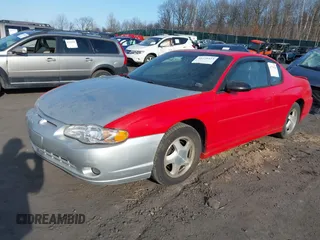 2001 Chevrolet Monte Carlo SS with VIN 2G1WX15K519162079, listed as a IAAI auction lot 41779423 with 140,017 mi miles. Bid and sale history available at carsss.com. Image 2.