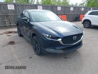2024 Mazda CX-30 2.5 S Select Sport with VIN 3MVDMBBM3RM655084, listed as a IAAI auction lot 42213293 with 27,187 mi miles. Bid and sale history available at carsss.com. Image 1.